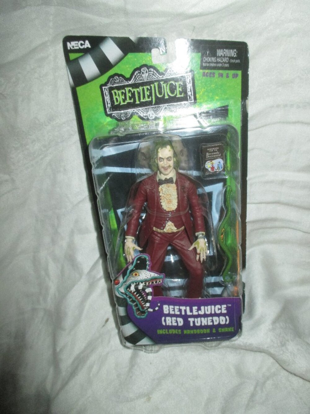 Beetlejuice 1988 Red Tuxedo 7 Inch Scale Action Figure NECA NEW